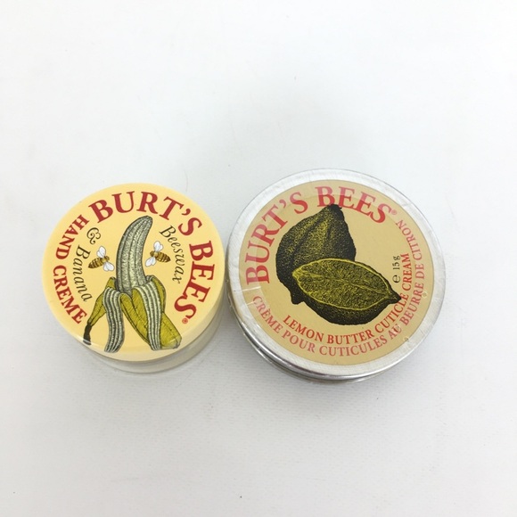 Burt's Bees NEW Kiss Lock Bag 5 Piece Gift Set Lotion Hand Foot Cuticle Creme - Picture 4 of 13